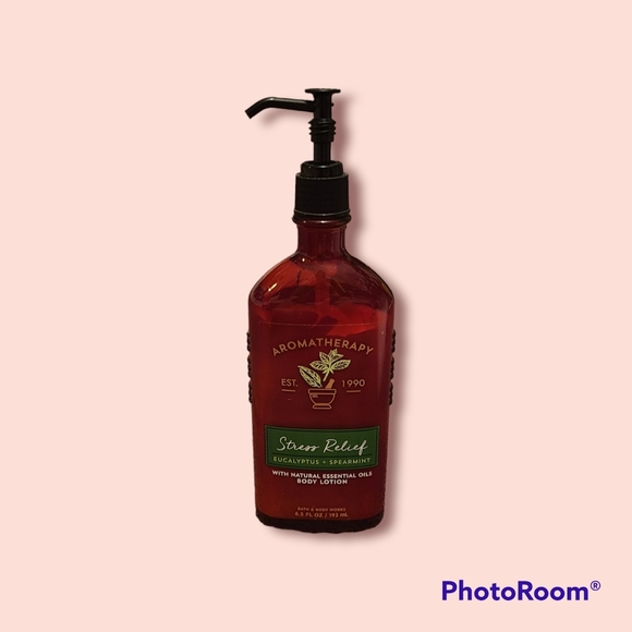 Bath and Body Works Aromatherapy Lotion, Stress Relief Eucalyptus and Spearmint - Picture 1 of 5
